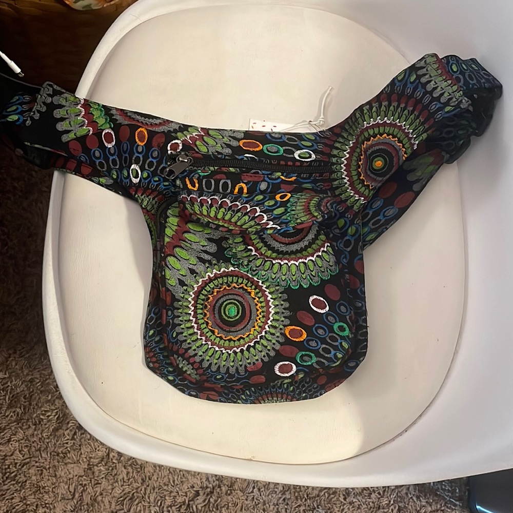 Unique multicolor Fanny pack